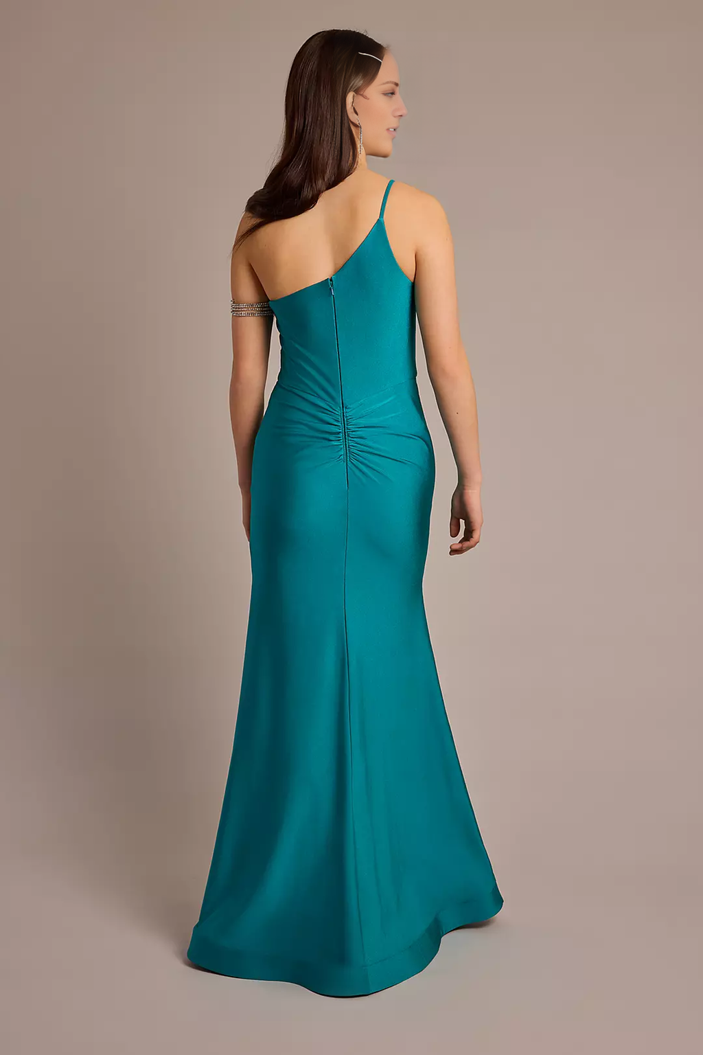 Sheath One-Shoulder Satin Prom Dress - Chloe Dress