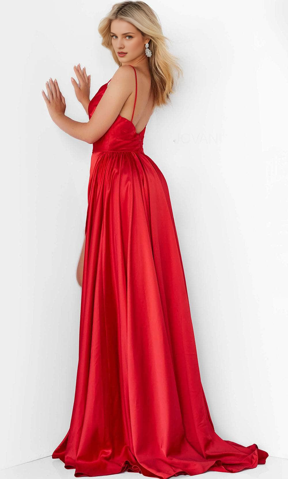 A-Line V-Neck Wrap Floor-Length Evening Dress - Chloe Dress