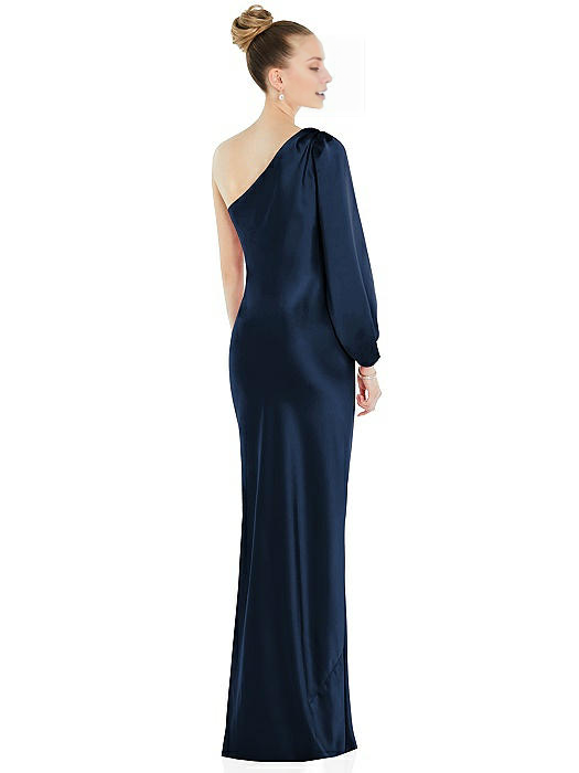 Off-Shoulder Long Sleeve Backless High Slit Floor-Length Prom Dress - Chloe Dress