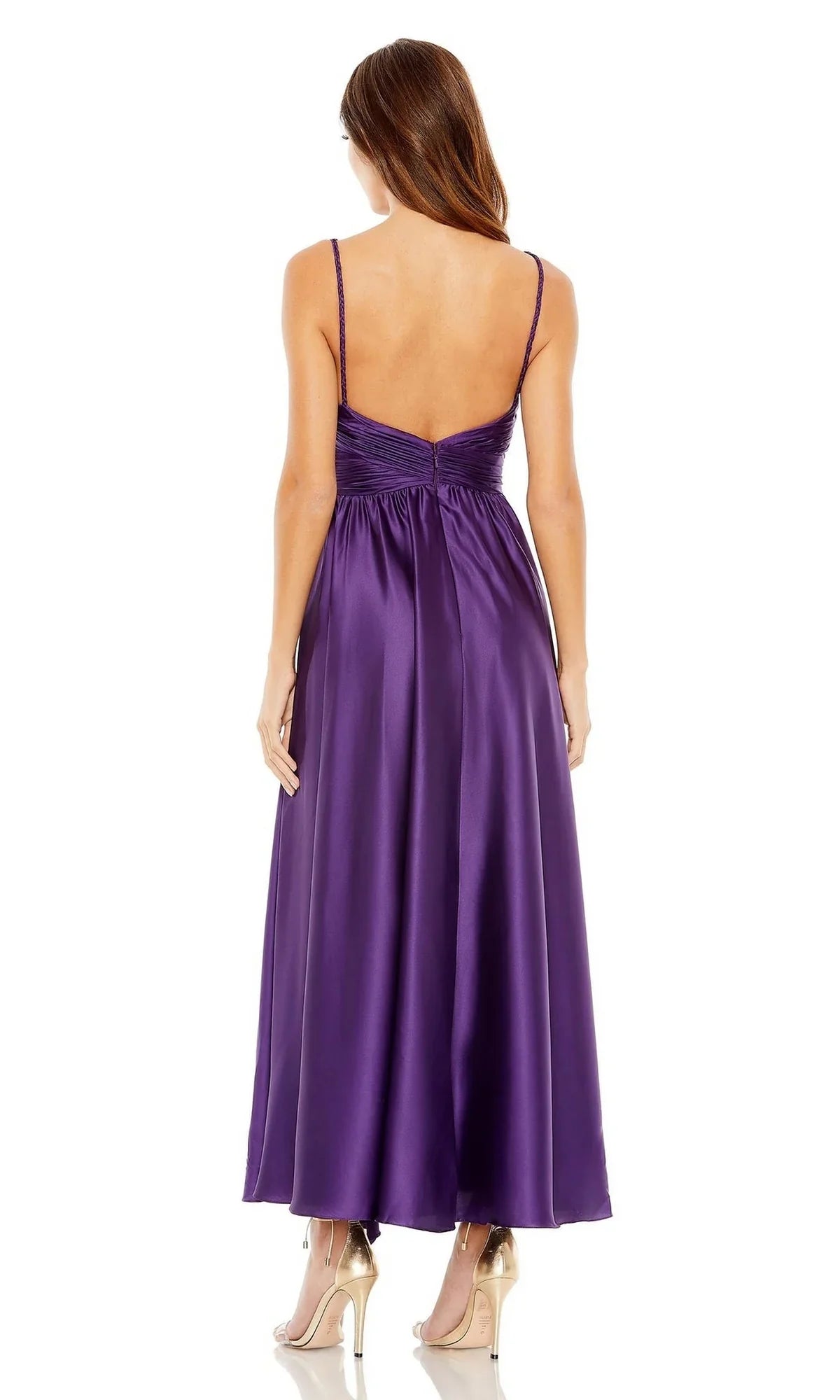 A-Line V-Neck Backless Evening Dress - Chloe Dress