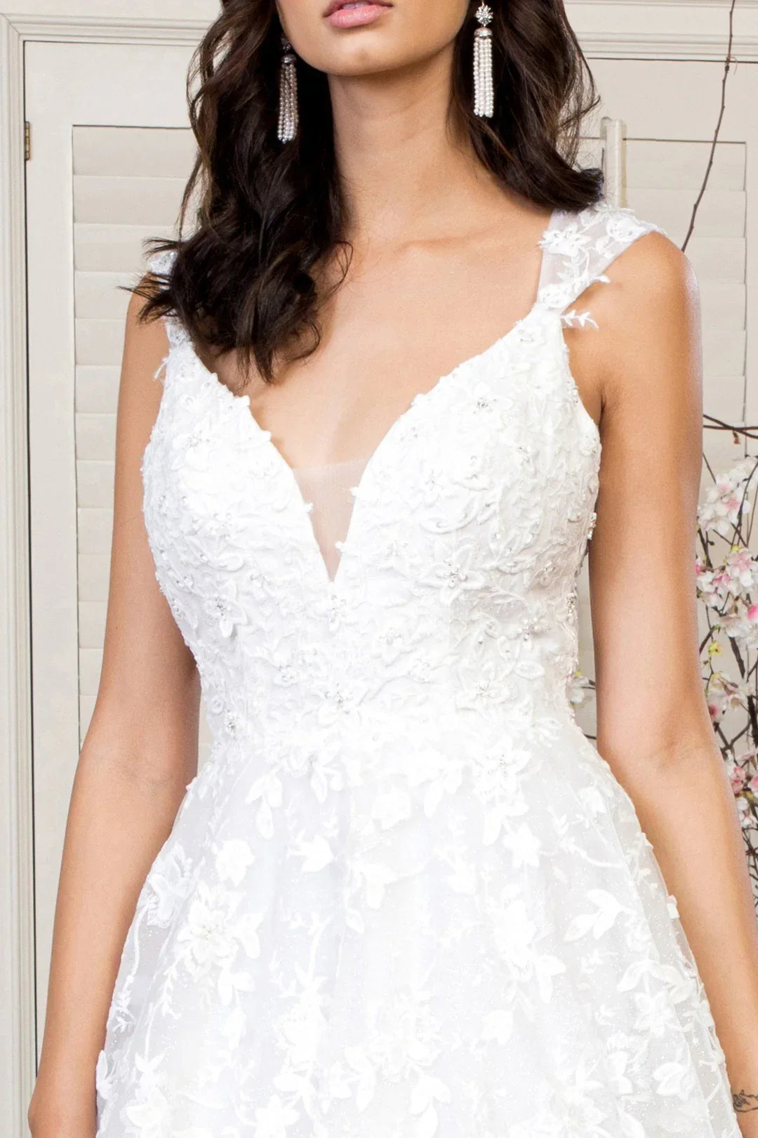 V-Neck Wedding Dress - Chloe Dress