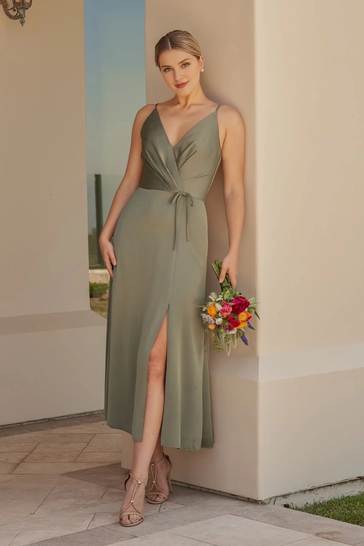 High Slit Wedding Dress - Chloe Dress