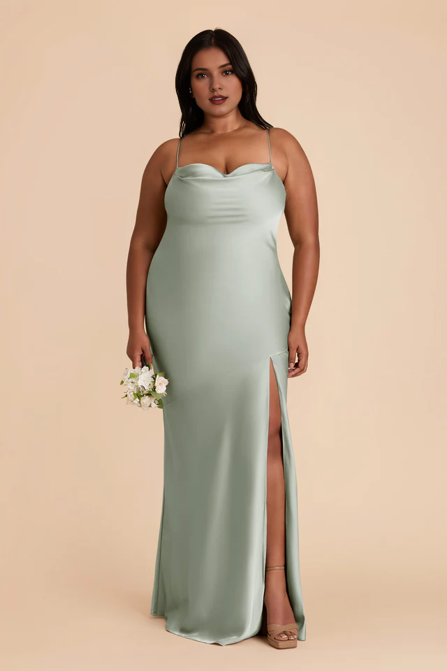 A-Line High Slit Wedding Dress - Chloe Dress