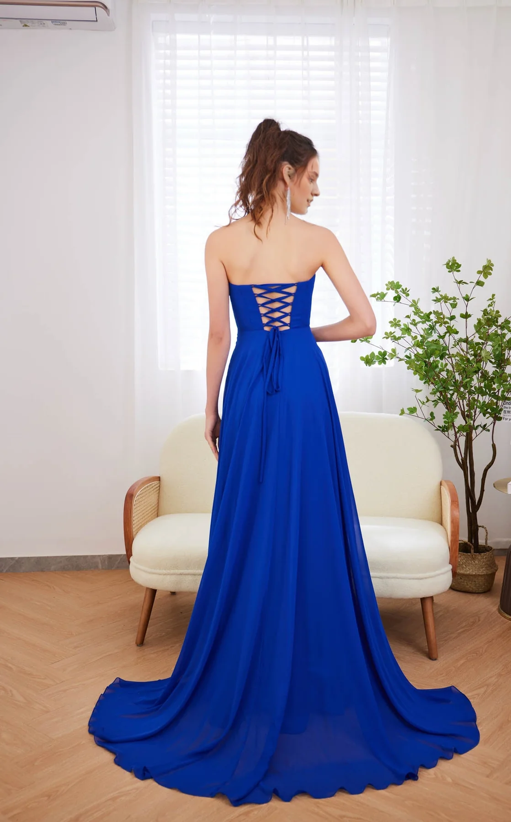 A-Line Floor-Length Evening Dress - Chloe Dress