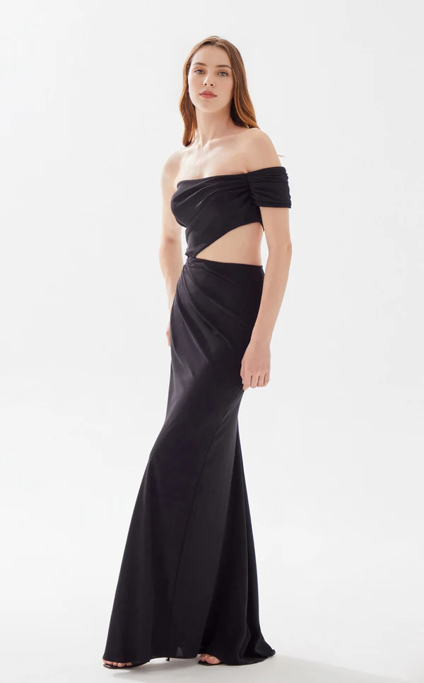 A-Line Floor-Length Evening Dress - Chloe Dress