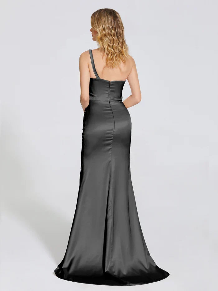 Satin Floor-Length Wedding Dress - Chloe Dress