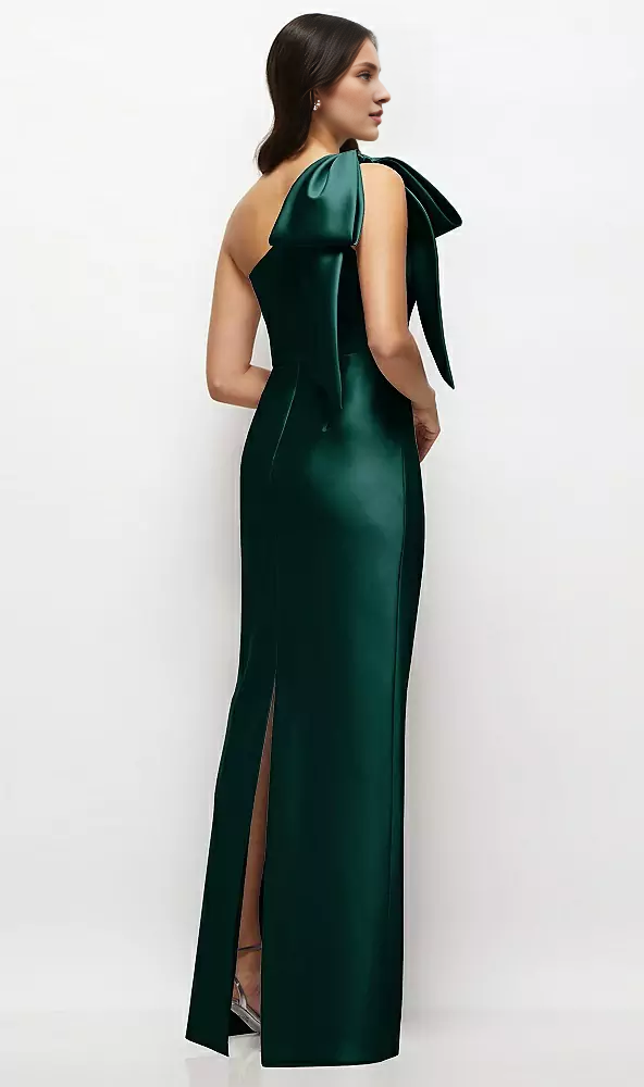One-Shoulder Satin Wedding Dress - Chloe Dress