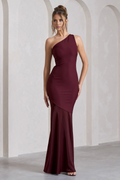 Mermaid One-Shoulder Evening Dress - Chloe Dress