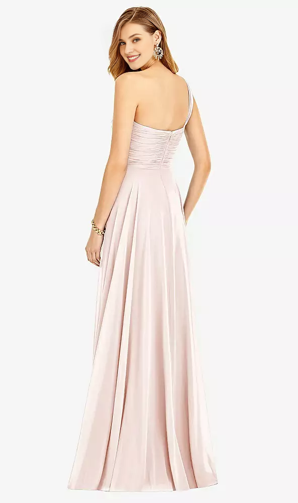 One-Shoulder Chiffon Floor-Length Prom Dress - Chloe Dress