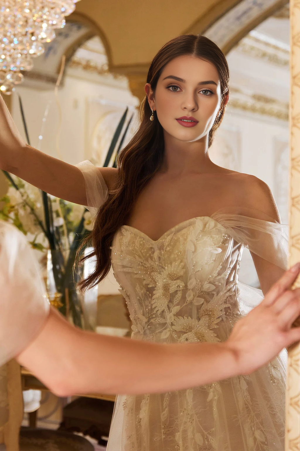 Off-Shoulder Wedding Dress - Chloe Dress