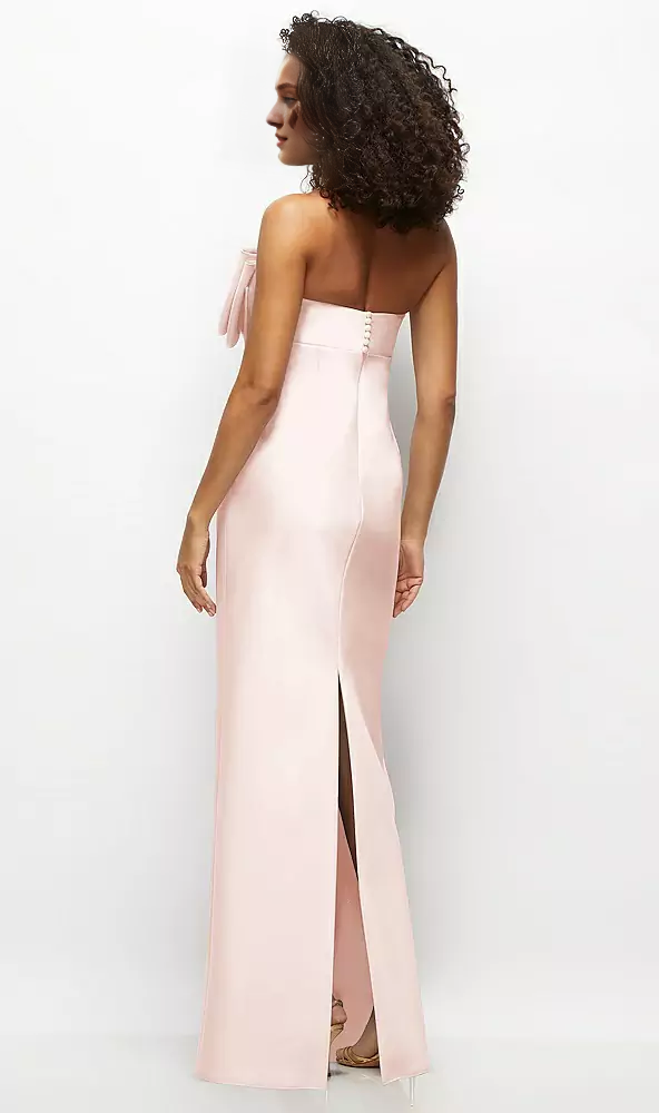 Strapless Satin Wedding Dress - Chloe Dress