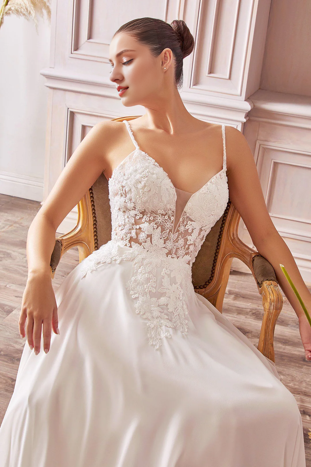 White Long Sleeve Wedding Dress - Chloe Dress