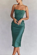 Pleated Evening Dress - Chloe Dress