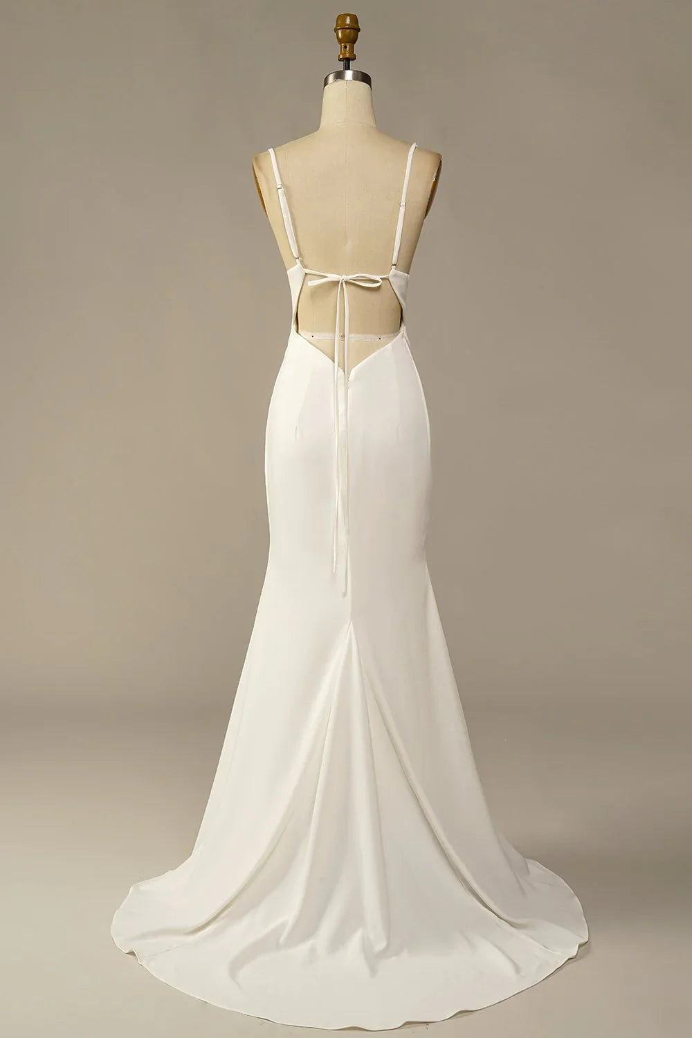 White Floor-Length Wedding Dress - Chloe Dress