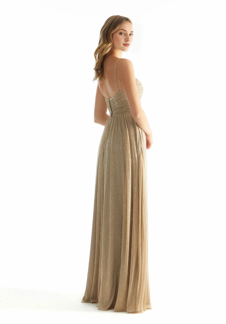 A-Line Lace-Up Back Pleated Wedding Dress - Chloe Dress