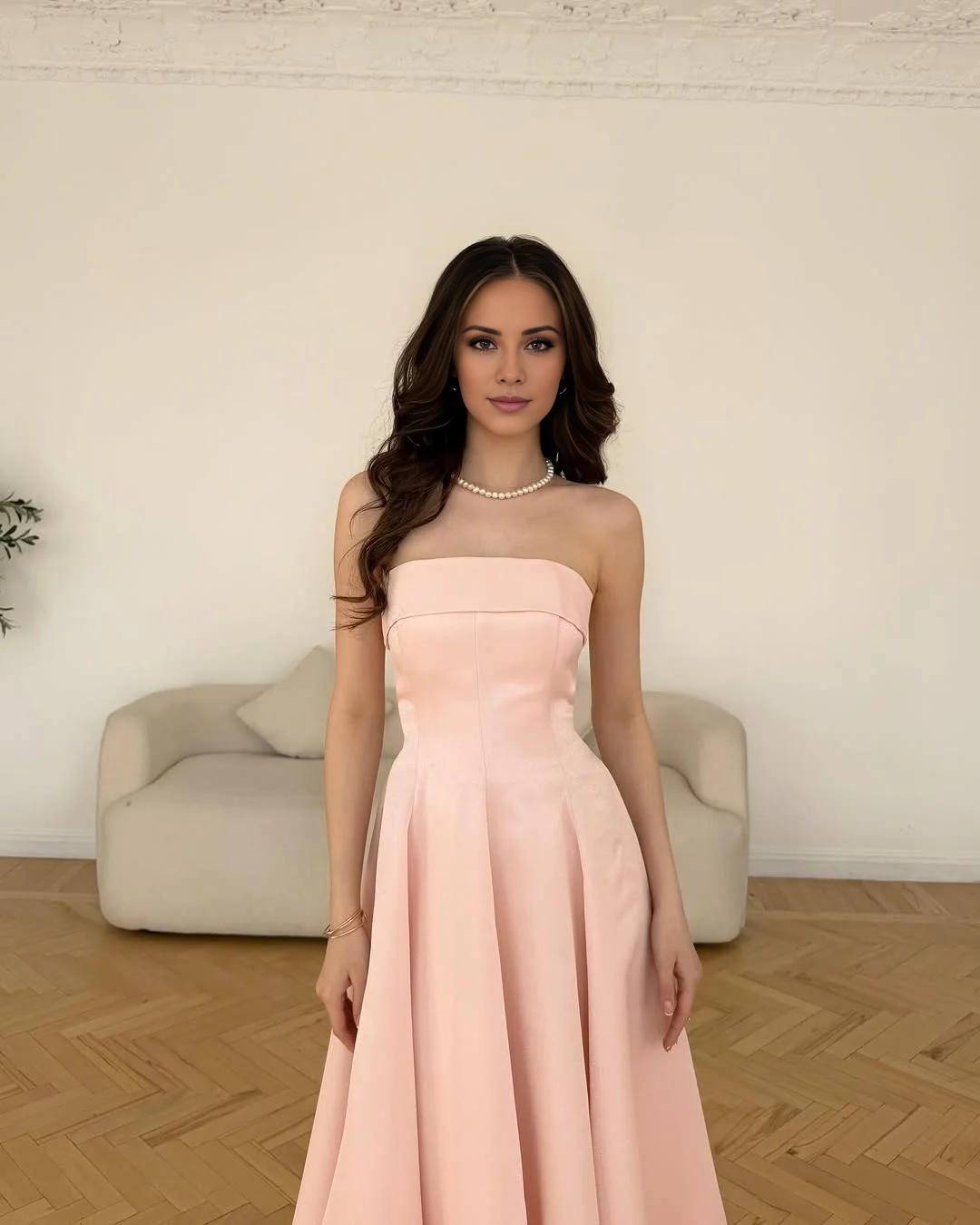 A-Line Off-Shoulder Mini Gown - Chloe Dress