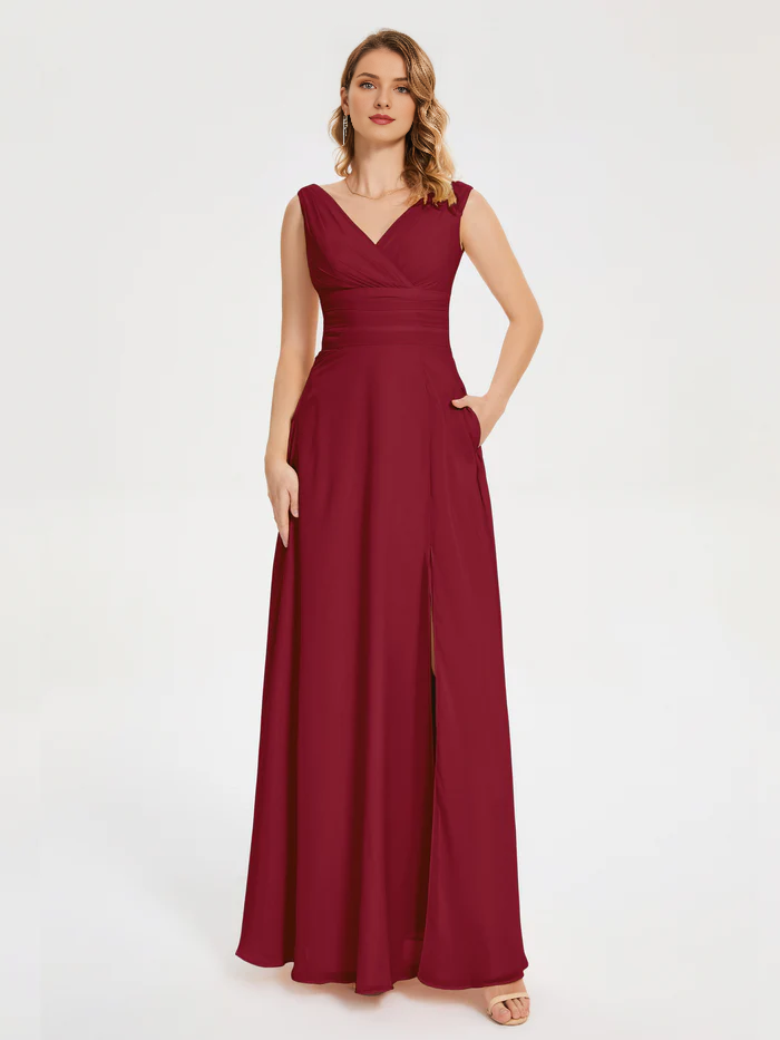 V-Neck Mini Wedding Dress - Chloe Dress