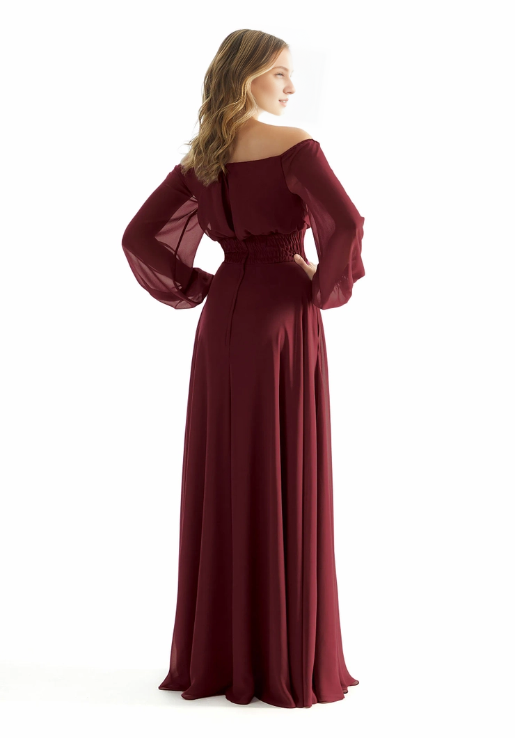 A-Line Off-Shoulder Chiffon Pleated Wedding Dress - Chloe Dress
