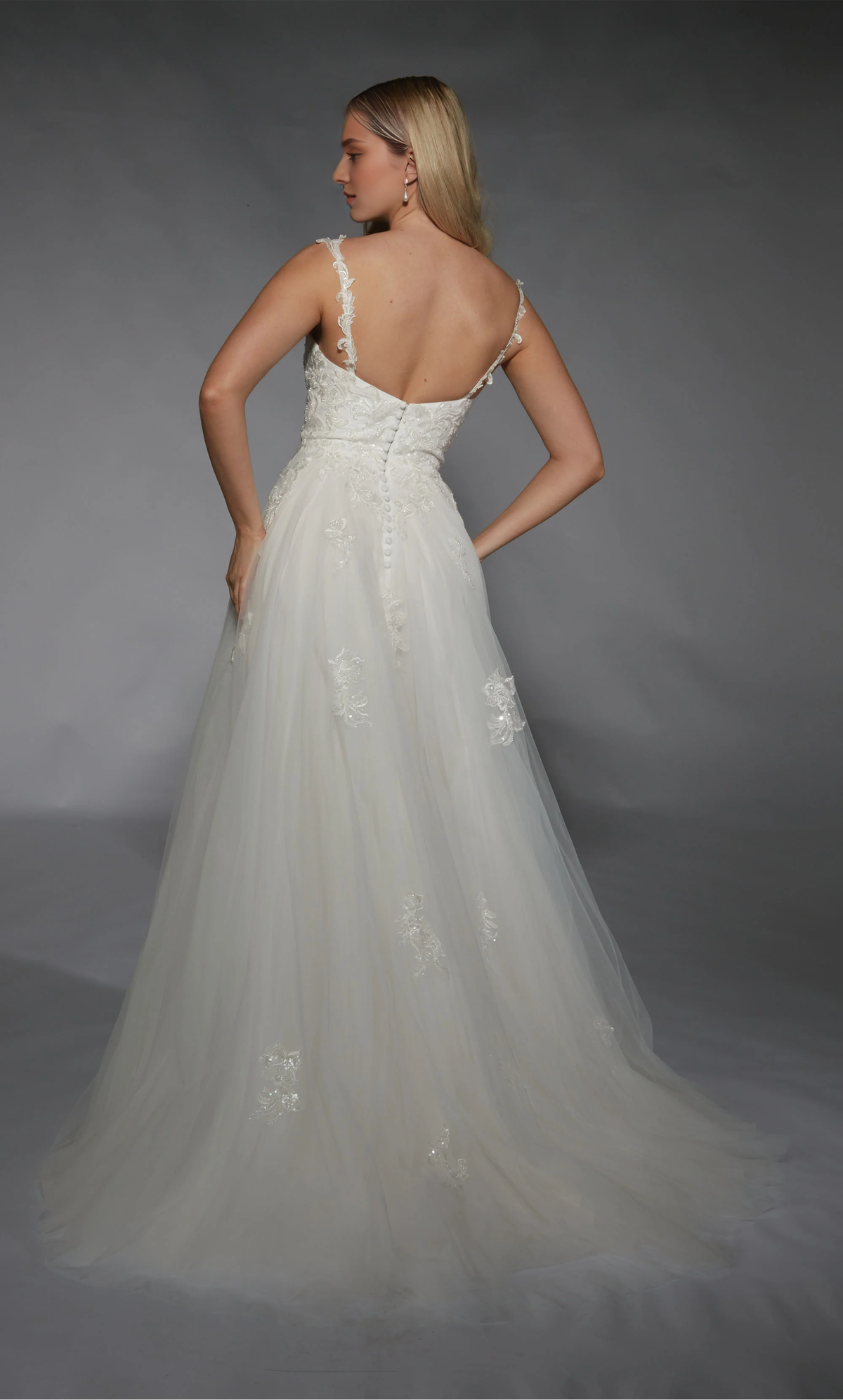 A-Line Chiffon Wedding Dress - Chloe Dress