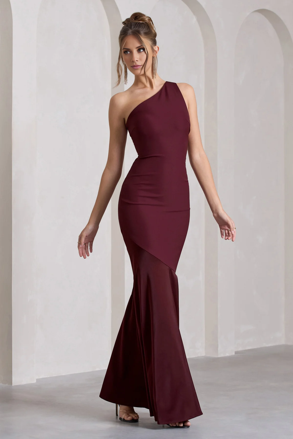 Mermaid One-Shoulder Evening Dress - Chloe Dress