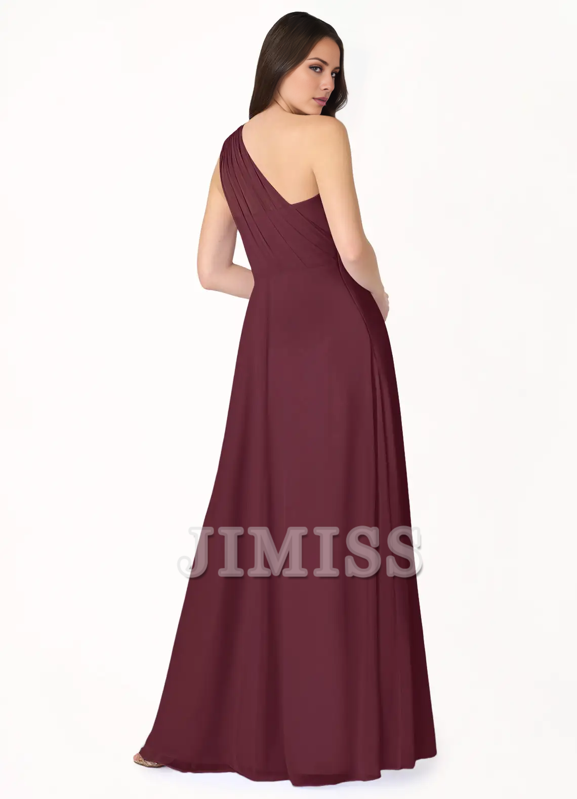 A-Line Chiffon Floor-Length Evening Dress - Chloe Dress