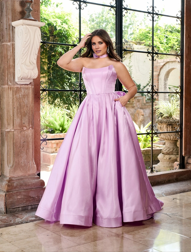 A-Line Off-Shoulder Satin Sleeveless Floor-Length Evening Gown - Chloe Dress