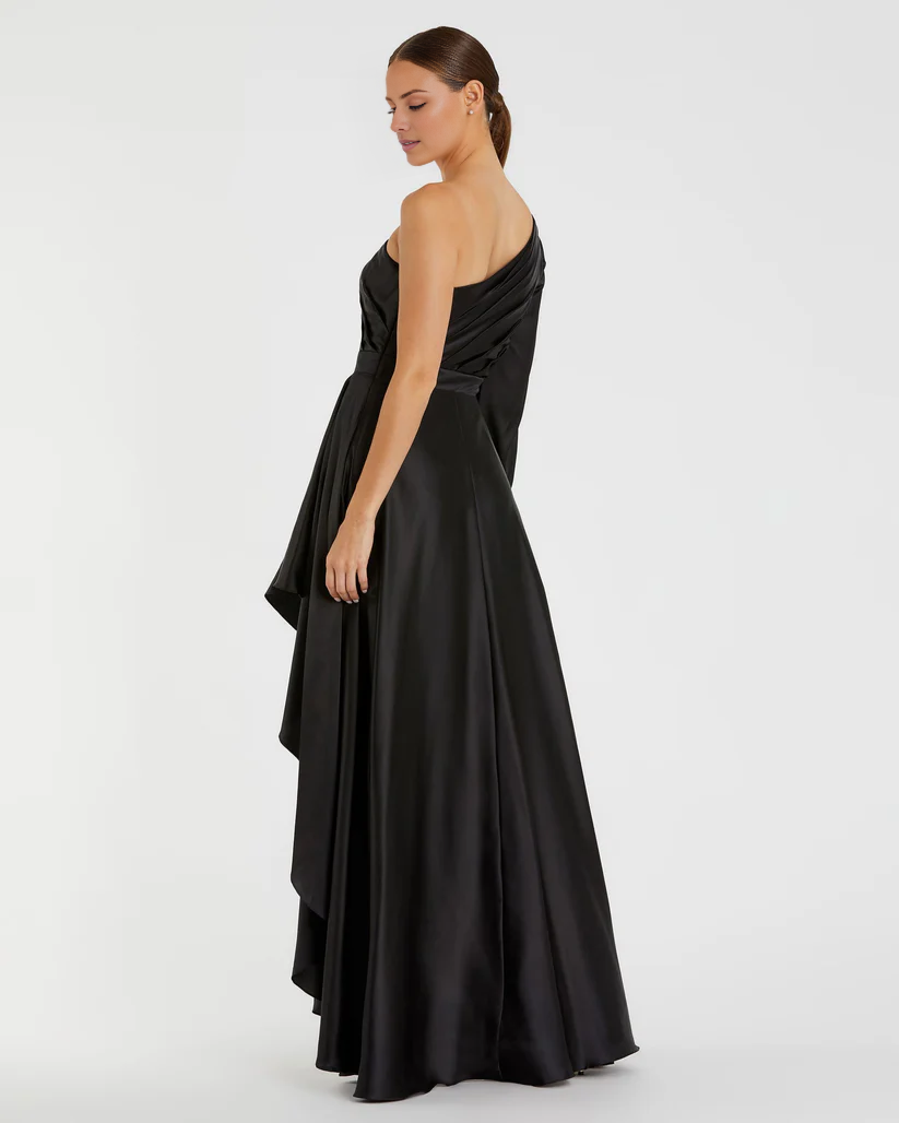 One-Shoulder Asymmetric Floor-Length Evening Dress - Chloe Dress