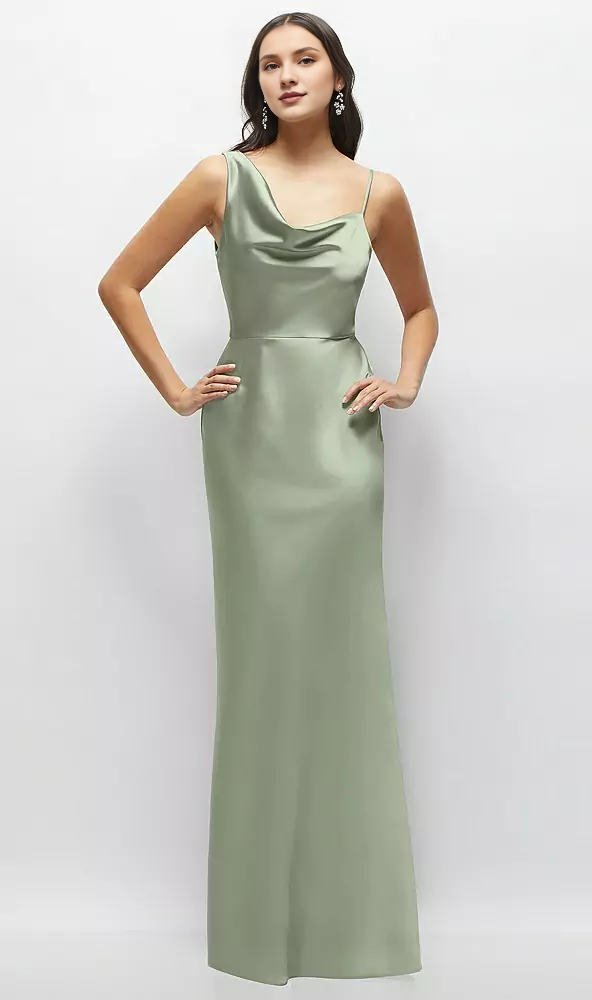 A-Line One-Shoulder Satin Wedding Dress - Chloe Dress