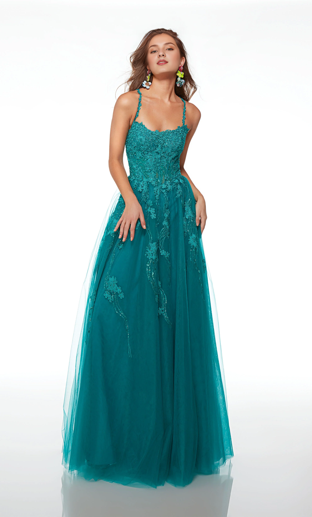 A-Line Chiffon Evening Gown - Chloe Dress