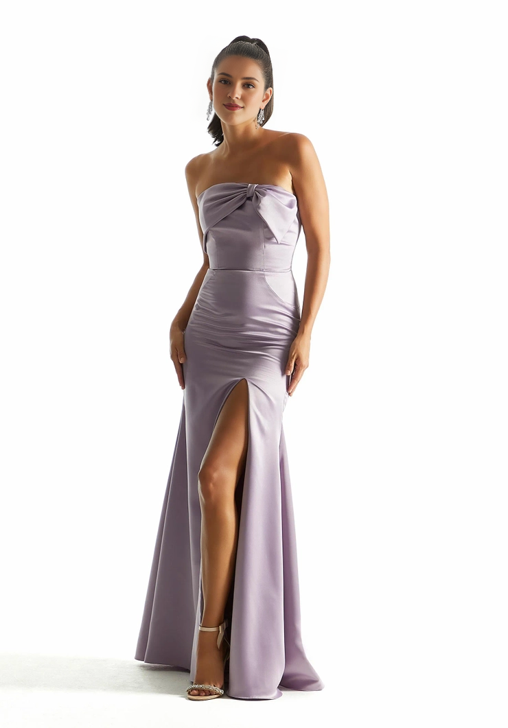 A-Line Off-Shoulder High Slit Wedding Dress - Chloe Dress