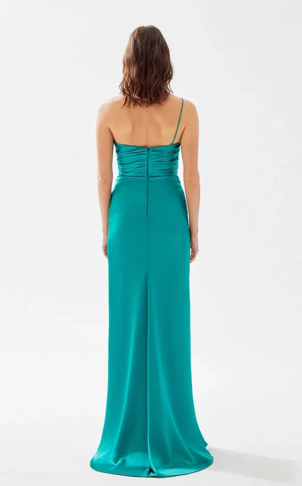 High Slit Floor-Length Evening Dress - Chloe Dress
