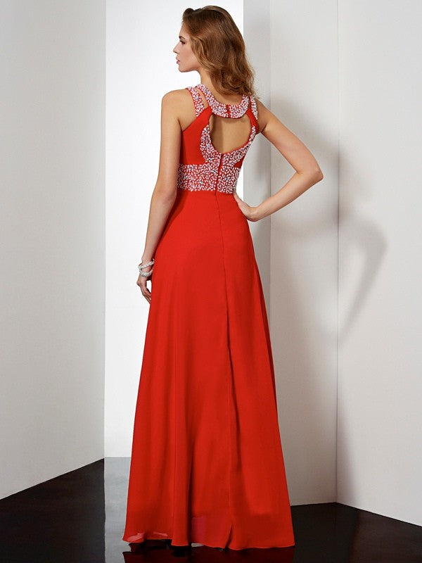 Empire Waist Chiffon Sleeveless Dress - Chloe Dress