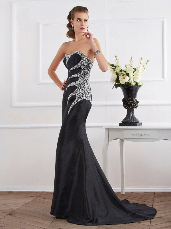 Mermaid Strapless Sleeveless Dress - Chloe Dress