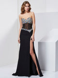 Mermaid Sweetheart Chiffon Sleeveless Dress - Chloe Dress