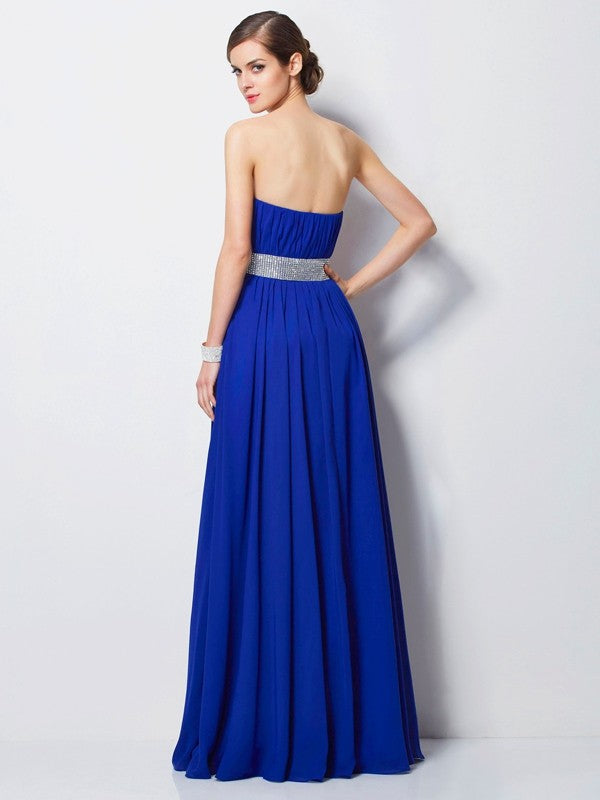 Empire Waist Sweetheart Chiffon Sleeveless Dress - Chloe Dress