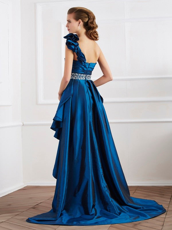 A-Line One-Shoulder Sleeveless Dress - Chloe Dress