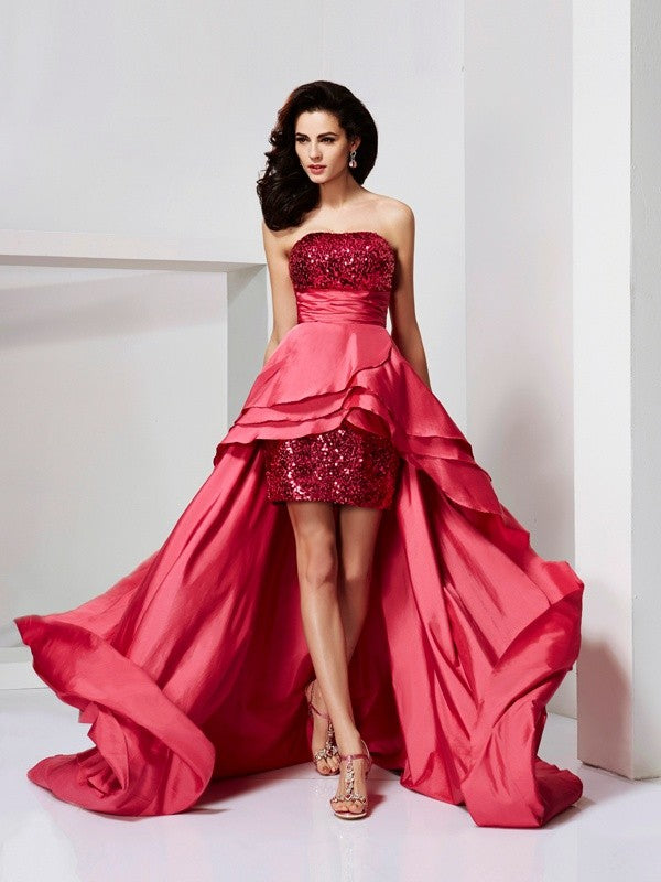 A-Line Strapless Lace Sleeveless Dress - Chloe Dress