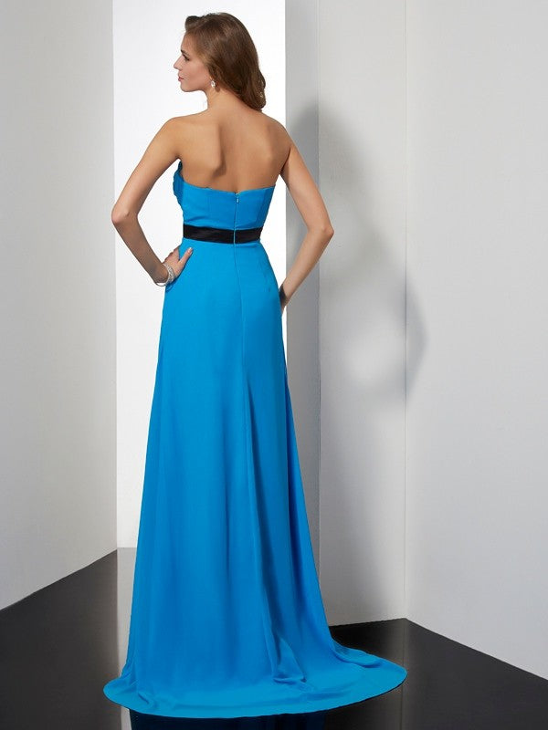 A-Line Sweetheart Chiffon Sleeveless Dress - Chloe Dress