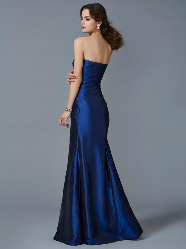 Mermaid Strapless Sleeveless Applique Dress - Chloe Dress