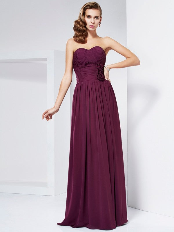 Sheath Sweetheart Chiffon Sleeveless Dress - Chloe Dress