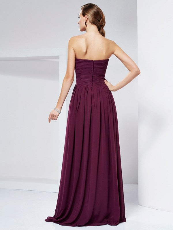 Sheath Sweetheart Chiffon Sleeveless Dress - Chloe Dress