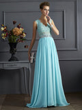 A-Line Chiffon Sleeveless Dress - Chloe Dress