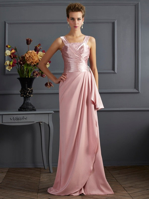 Sheath Satin Sleeveless Dress - Chloe Dress