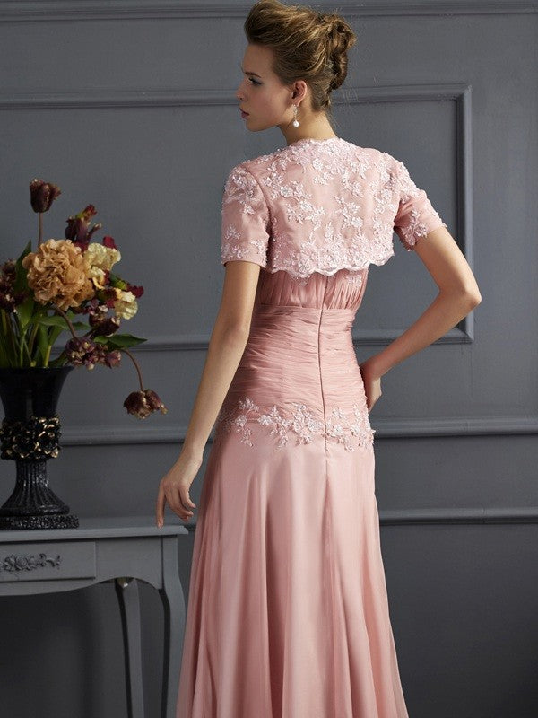 A-Line Sweetheart Chiffon Sleeveless Applique Dress - Chloe Dress