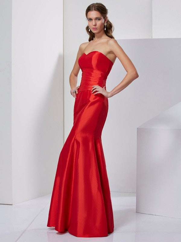 Mermaid Sweetheart Sleeveless Pleated Dress - Chloe Dress