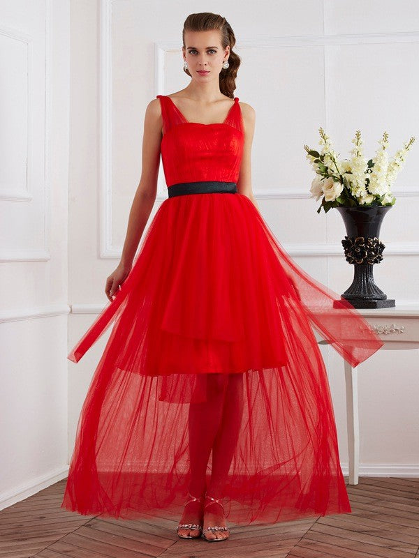 A-Line Satin Sleeveless Pleated Dress - Chloe Dress