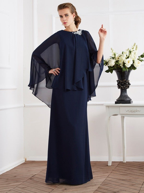 A-Line High Neck Chiffon Sleeveless Dress - Chloe Dress