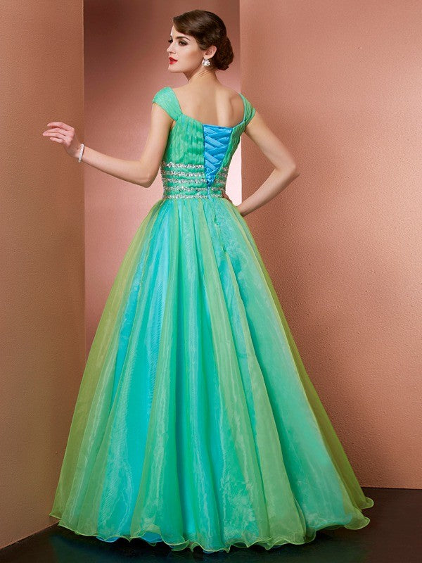 Ball Gown Satin Sleeveless Gown - Chloe Dress
