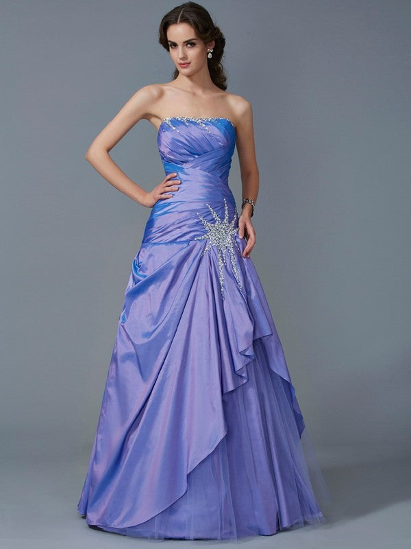 Ball Gown Strapless Sleeveless Gown - Chloe Dress