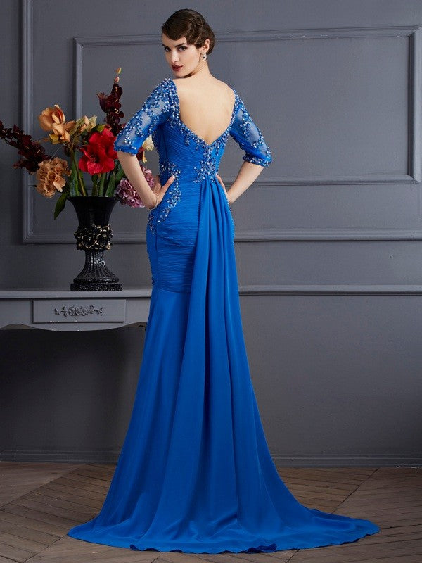 Mermaid Chiffon Dress - Chloe Dress